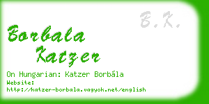 borbala katzer business card
